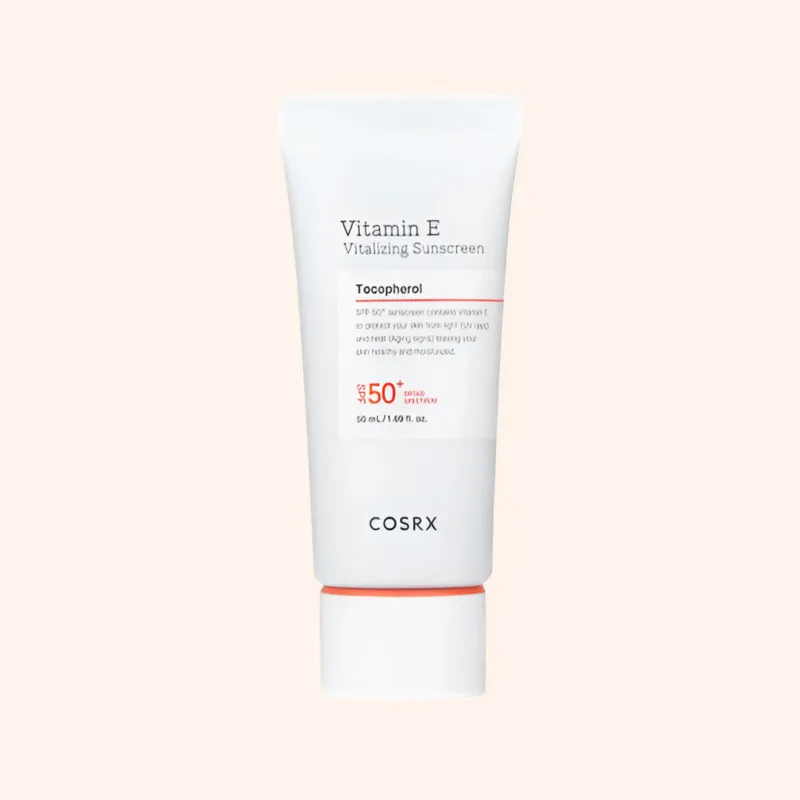 COSRX Vitamin E Vitalizing Sunscreen Broad Spectrum SPF 50+