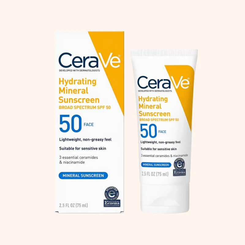 CeraVe Hydrating Mineral Sunscreen SPF 50 Body Lotion 150ml